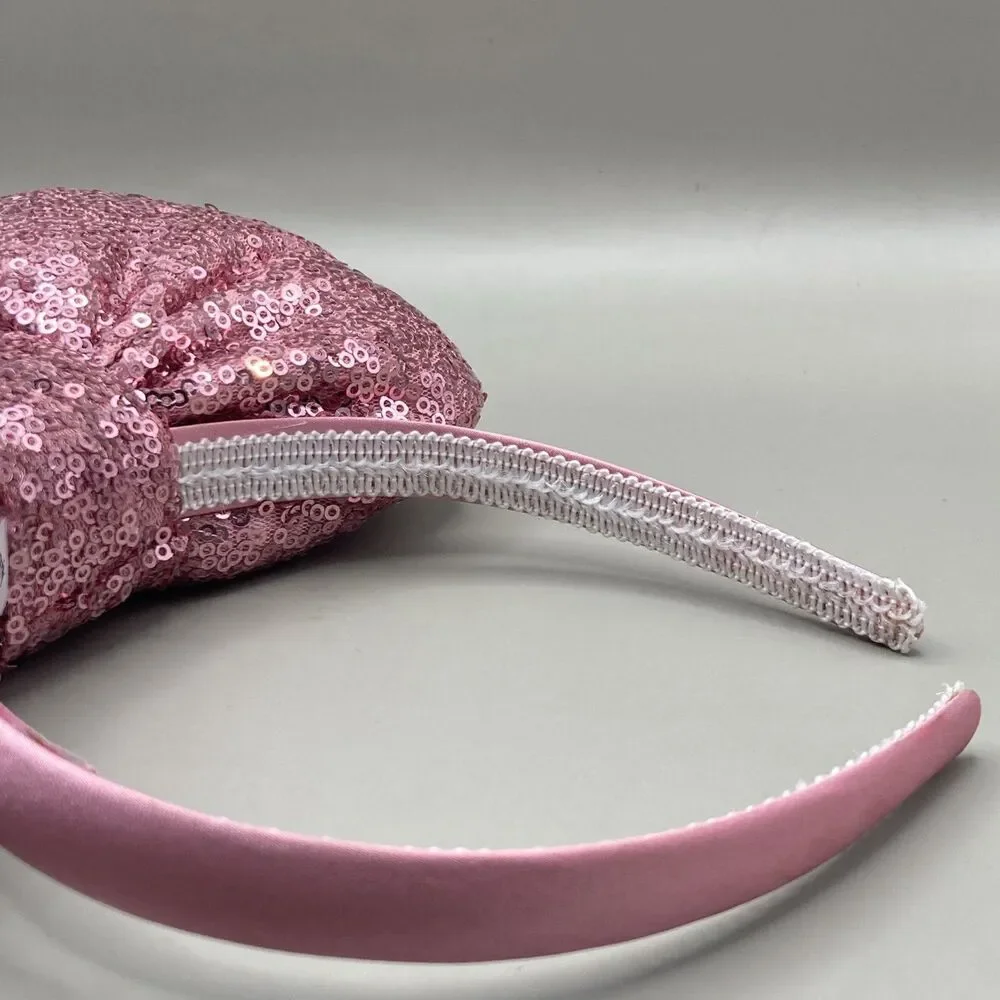 Chubby Bunny x Hello Kitty Cafe Limited Edition Pink Sequin Bow Headband
